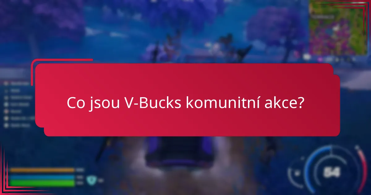 Jak se mohu zúčastnit V-Bucks komunitních akcí?