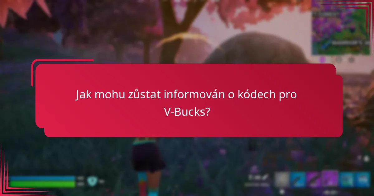 Jak uplatnit kódy pro V-Bucks?
